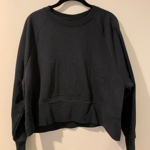 Nike Cropped Crew Neck Sweatshirt